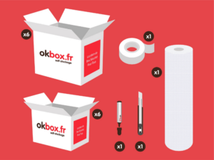 okbox garde meuble Laval box stockage Pack S
