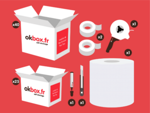 okbox garde meuble Laval box stockage Pack XL